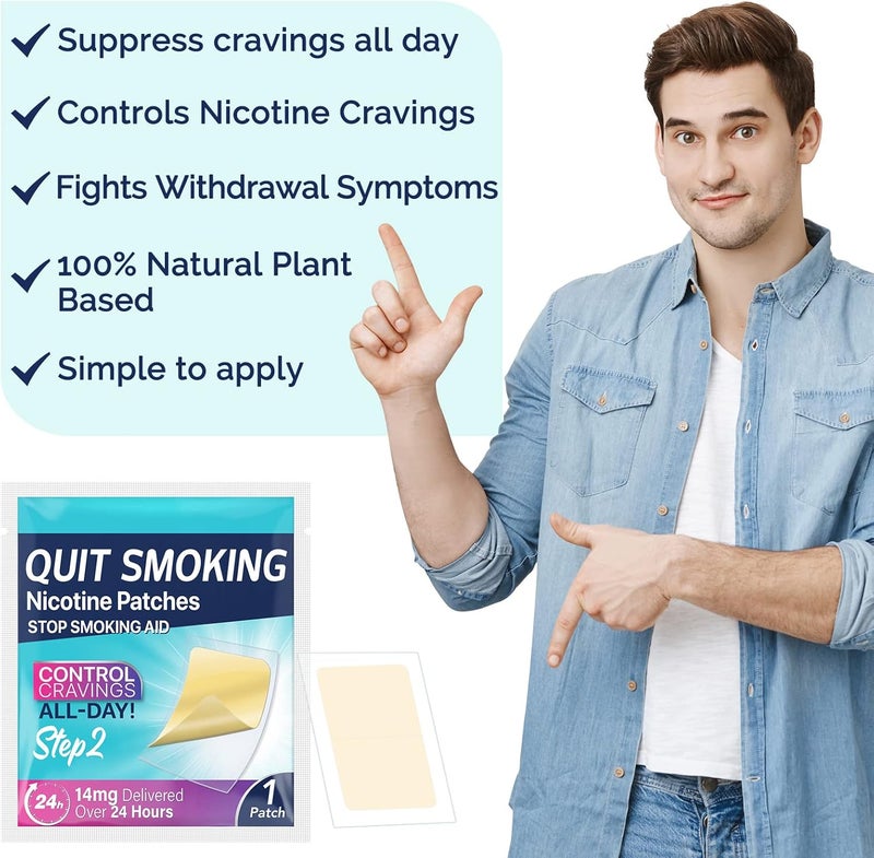Yecuce Step 2,30 Patches,14mg Delivered Over 24 Hours,Stop Aid,Helping Quit Patch,Stop Patches - Image 3